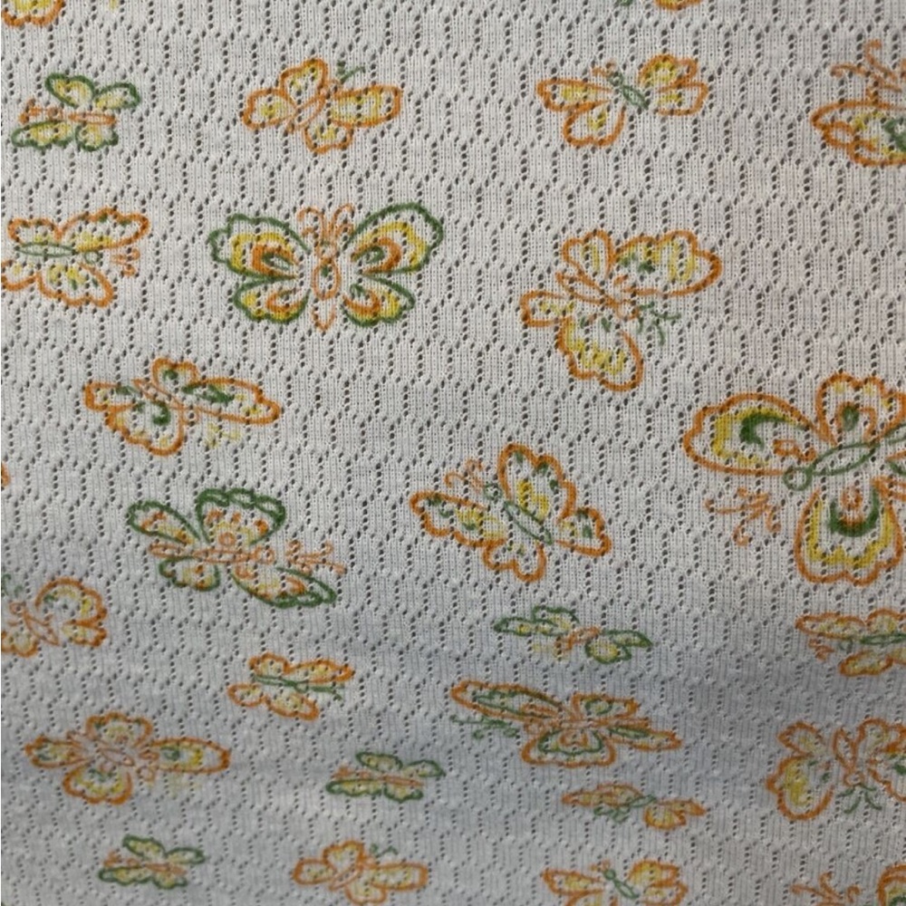 VINTAGE BUTTERFLY PRINT THERMAL TOP MEDIUM - Picture 4 of 7